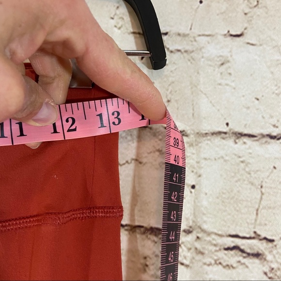 Orange high waisted active leggings size small - Picture 5 of 9